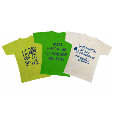 T-shirt 3-pack Fars dag