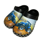 Plasttofflor Blå Traktor New