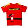T-shirt Brandman Röd Bak